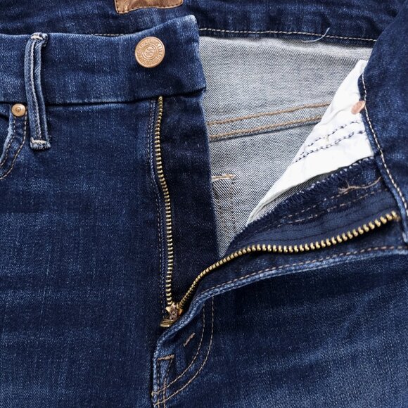 NWT MOTHER High Waisted Looker Jeans Teaming Up Wash Stretch Sizes 27 and 29 - Picture 5 of 9